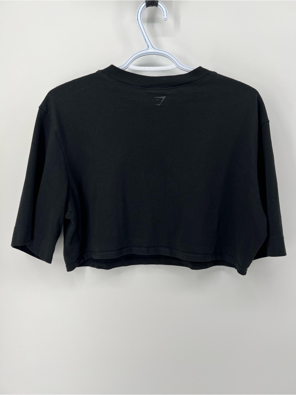 Gymshark Women’s Small Black Cropped Minimalist Boxy Tee - Picture 4 of 9